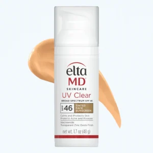 Elta MD UV Clear Tinted Broad Spectrum SPF 46 - Dermatology SPF - Dermatology Sunscreen - Facial Sunscreen - Dermatology Tinted Sunscreen - Palm Beach Dermatology Group