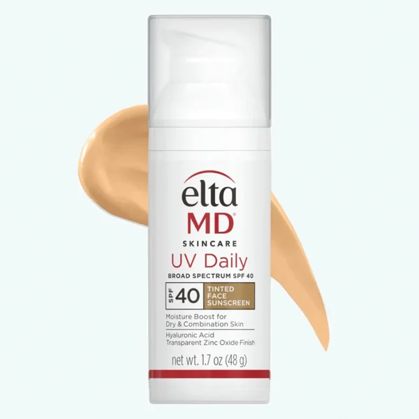 Elta MD UV Daily Tinted Broad Spectrum SPF 40 - Elta MD Skincare - Dermatology SPF - Dermatology Tinted Sunscreen - Facial Sunscreen - Palm Beach Dermatology Group - PGA Dermatology Skin & Aesthetics Center