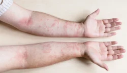 arms showing skin irritation and allergic reaction - Is Eczema Hereditary? - Palm Beach Dermatology Group