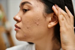 skincare issues concept close up shot of young - How to Treat Hormonal Acne? A Complete Step by Step Guide - Palm Beach Dermatology Group